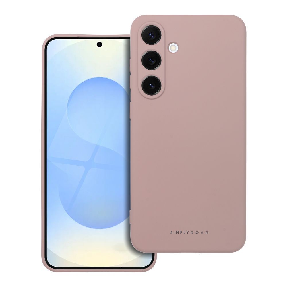 ROAR SPACE suojakuori Samsung S25 Plus:lle puuterinvaaleanpunainen