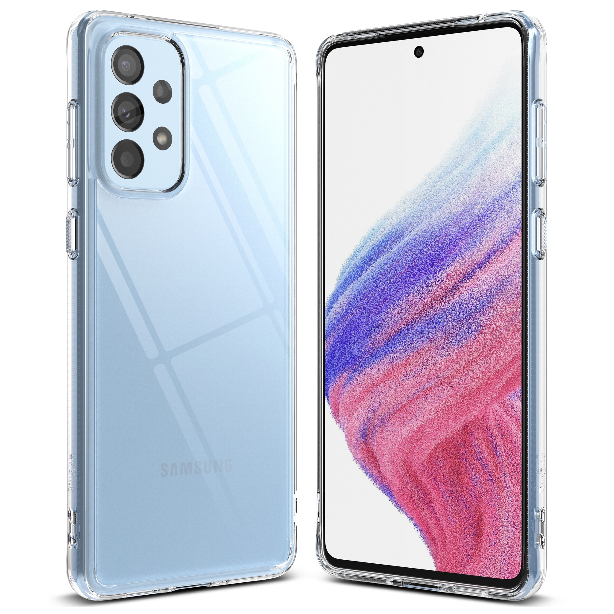 Ringke Fusion tpu tapauksessa runko Samsung Galaxy a73 läpinäkyvä Samsung Galaxy a73