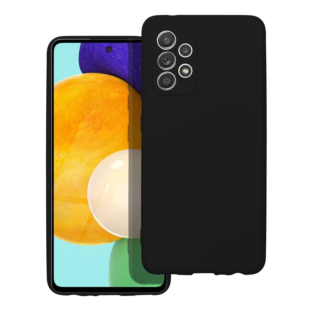 Silikoninen Suojakuori Samsung A52 5G / A52 LTE ( 4G ) / A52S:lle musta