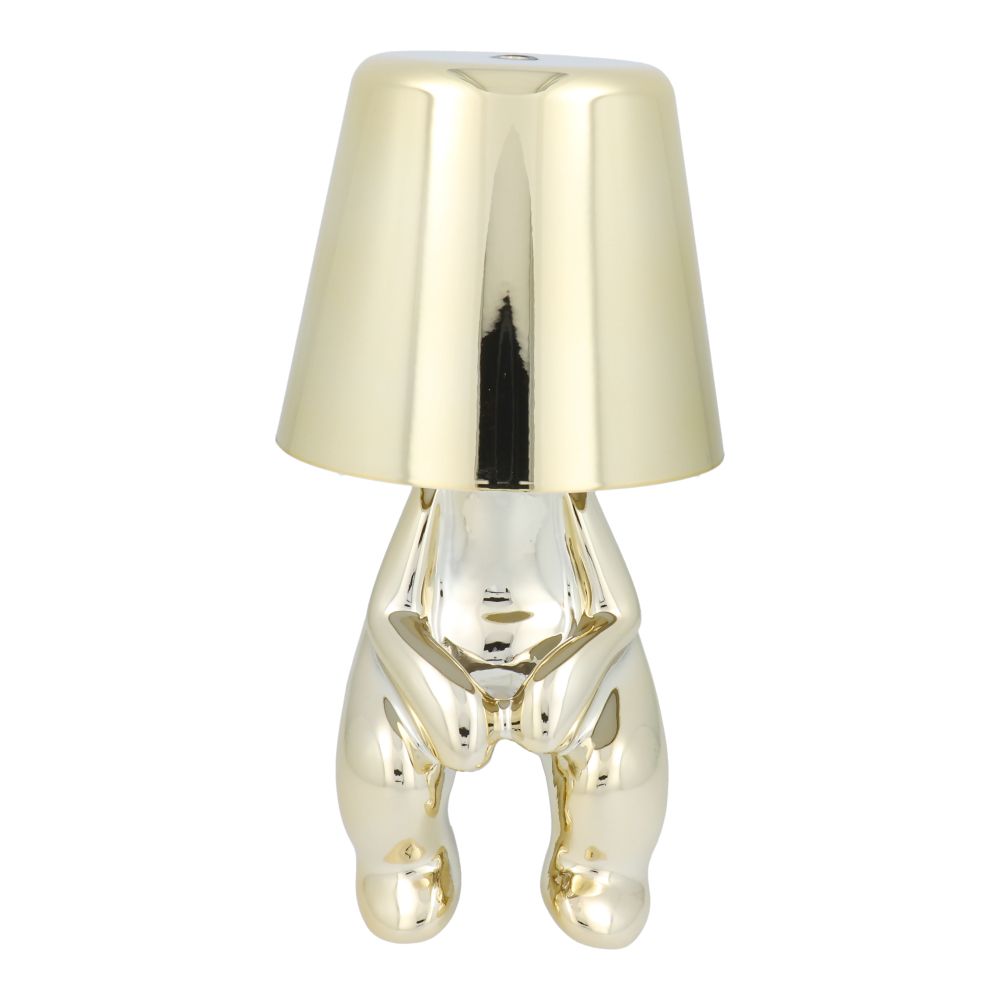 Pöytälamppu yöpöydälle GOLD MAN Art Deco istuva (versio 2) MLTL