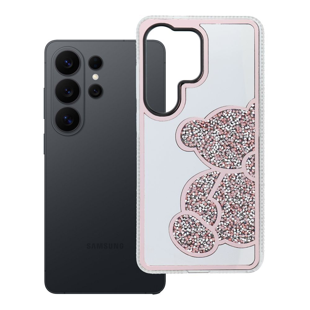 Suojakuori Samsung S26 ULTRA:lle Teddy Bear vaaleanpunainen
