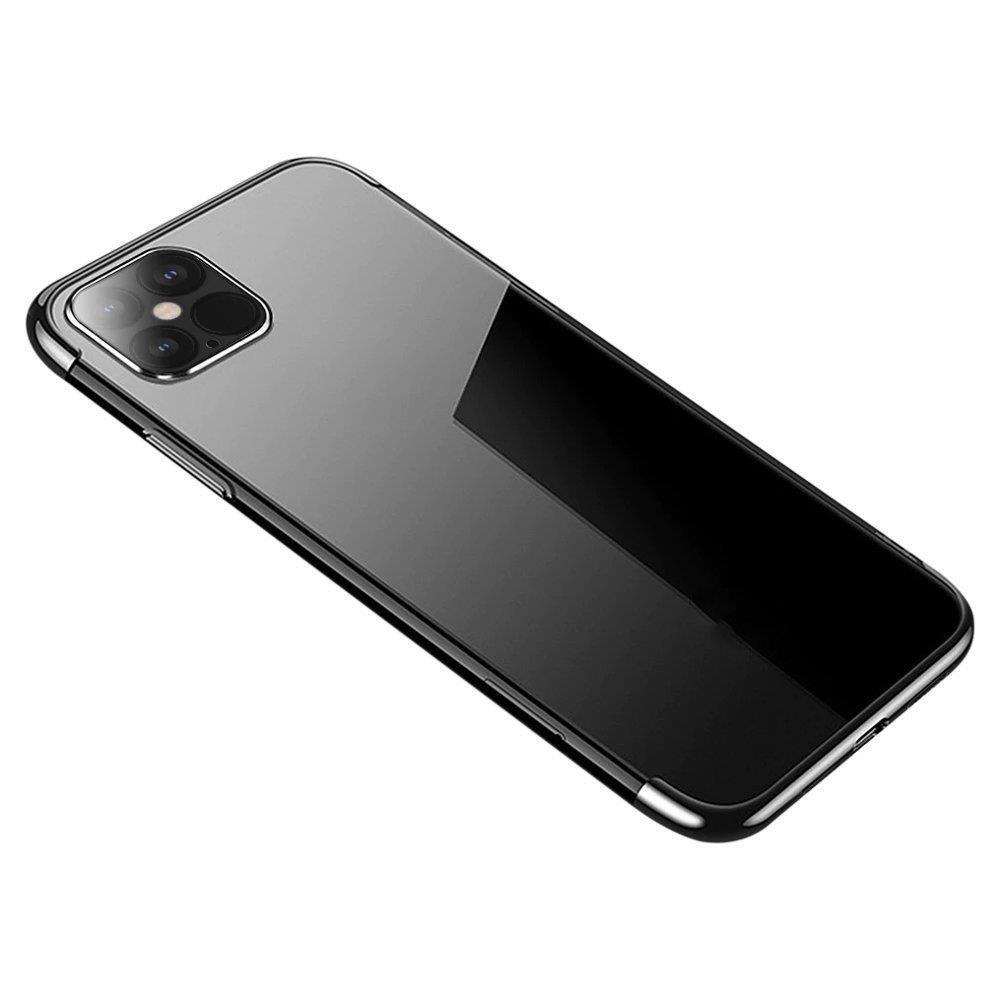 Kirkas väri tapauksessa geeli kansi tapauksessa metallinen kehys Xiaomi Redmi Note 11 Pro 5G / 11 Pro musta