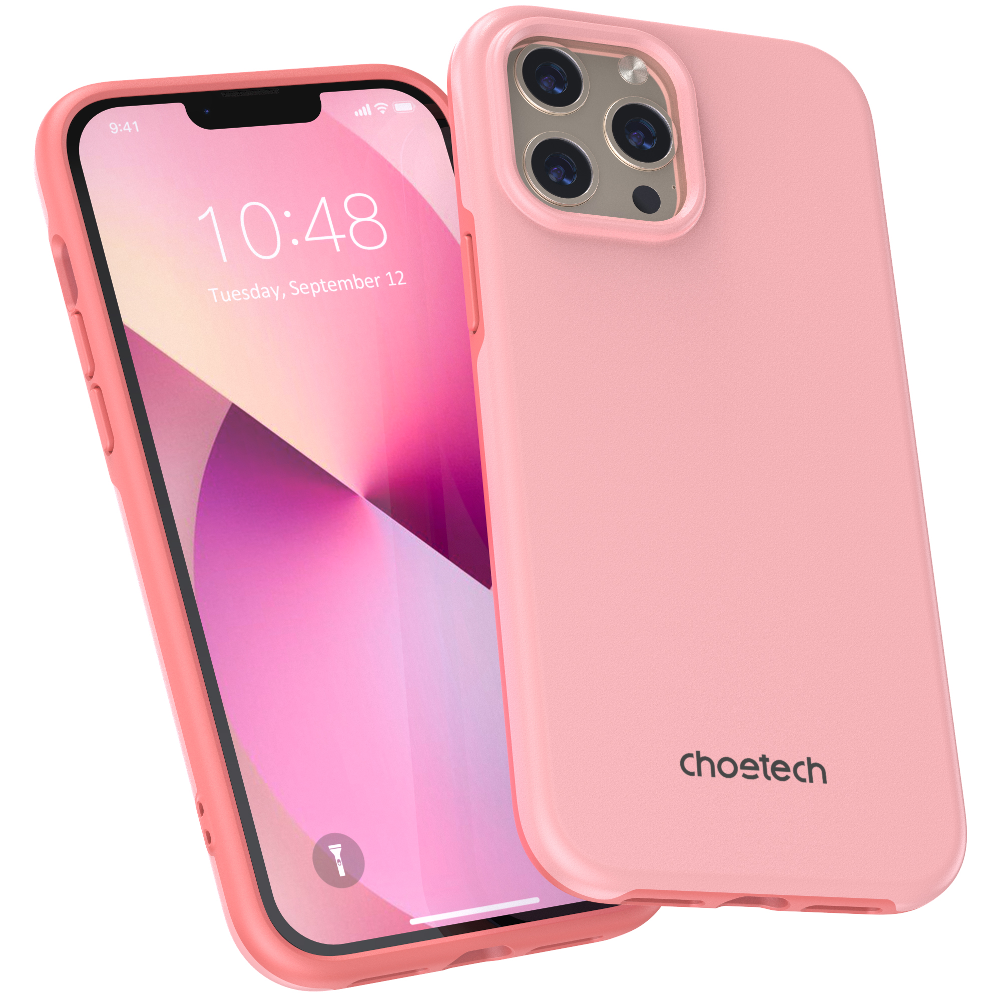 Choetech MFM pudotuksenestokotelo Made for MagSafe iPhone 13 Pro Max vaaleanpunainen (PC0114-MFM-PK)