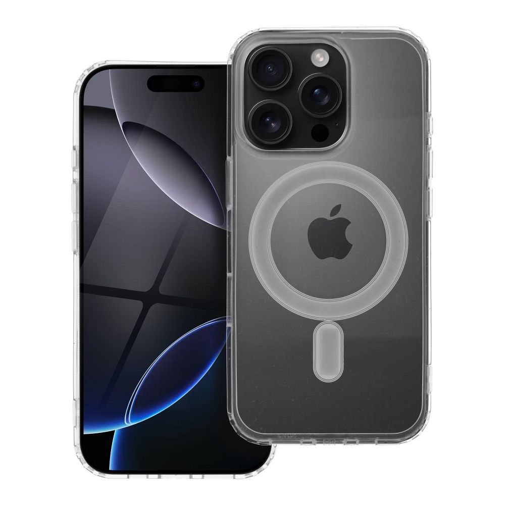 Läpinäkyvä magneettinen suojakuori (MID) iPhone 16 Pro, MagSafe-yhteensopiva