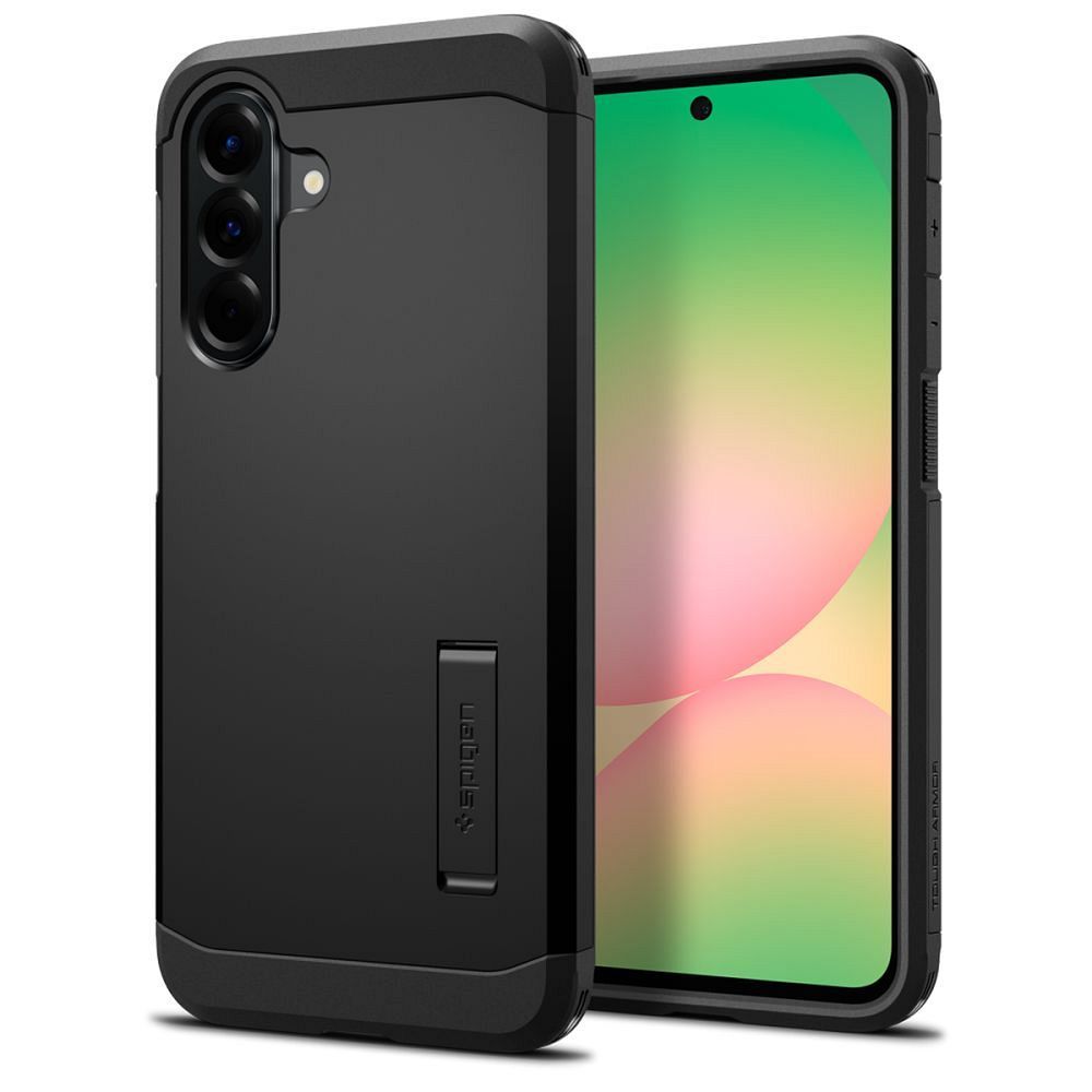 Spigen Tough Armor Suojakuori Samsung Galaxy A56 5G:lle - musta