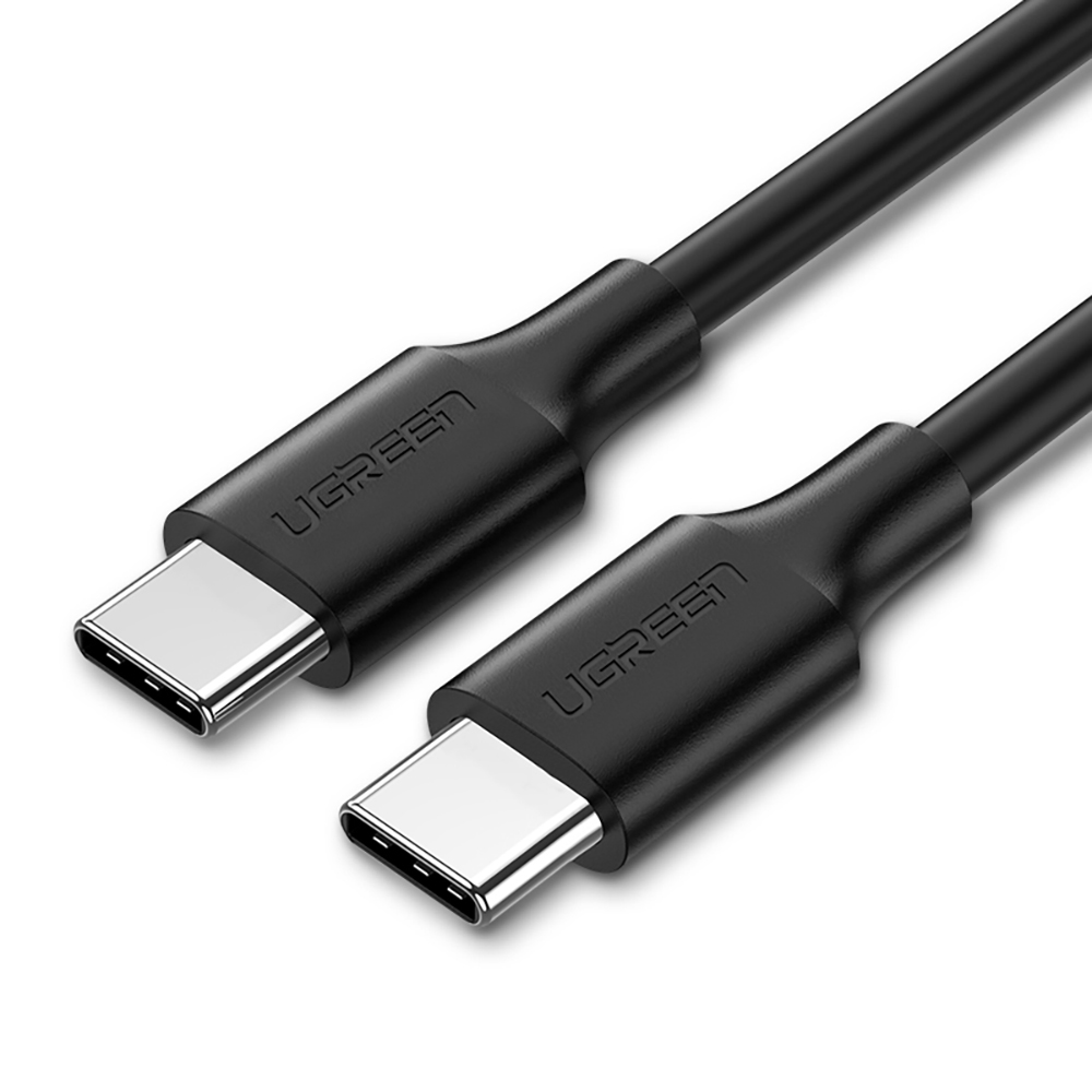 Ugreen US286 USB-C - USB-C PD QC 3A 480Mb/s -kaapeli 2m - musta