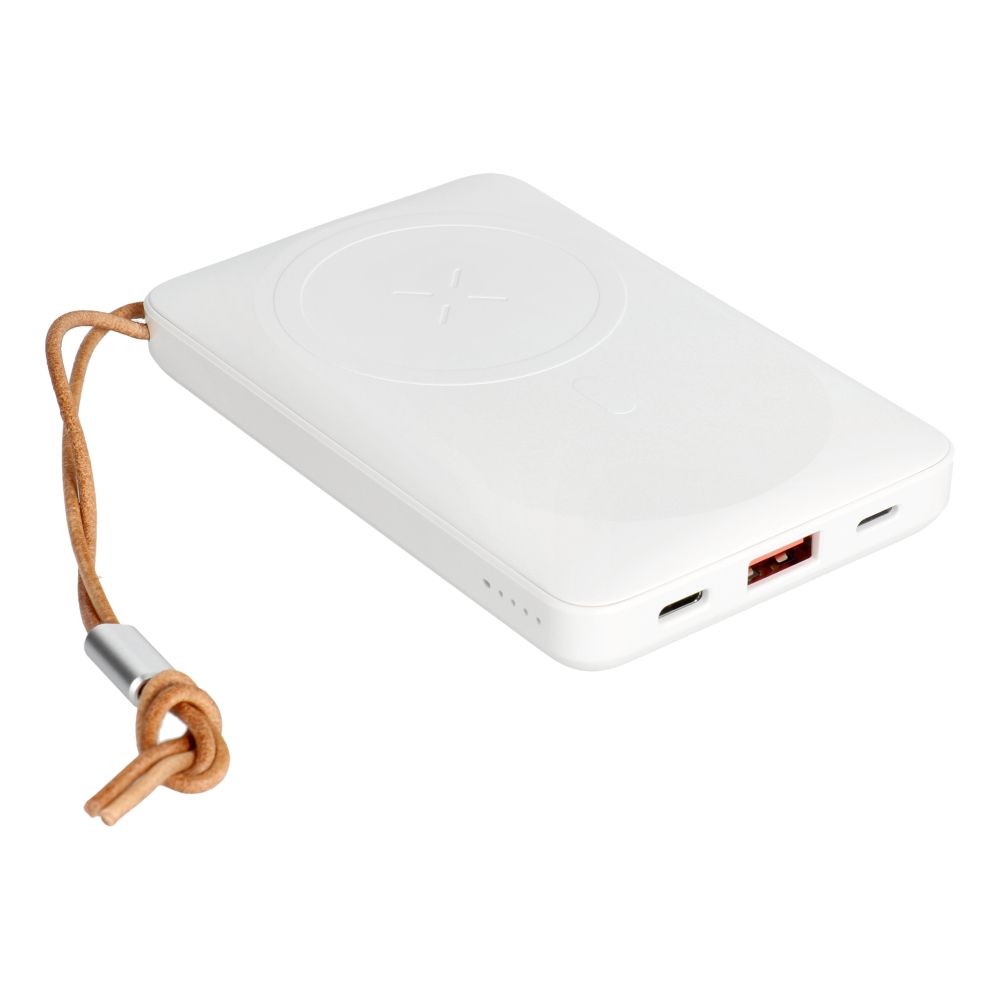 Ulkoinen akku yhteensopiva MagSafe:lle Veger MagOn (VP1151 / W1151) PD QC3.0 2A 20W langattomalla latauksella 10000 mAh valkoinen