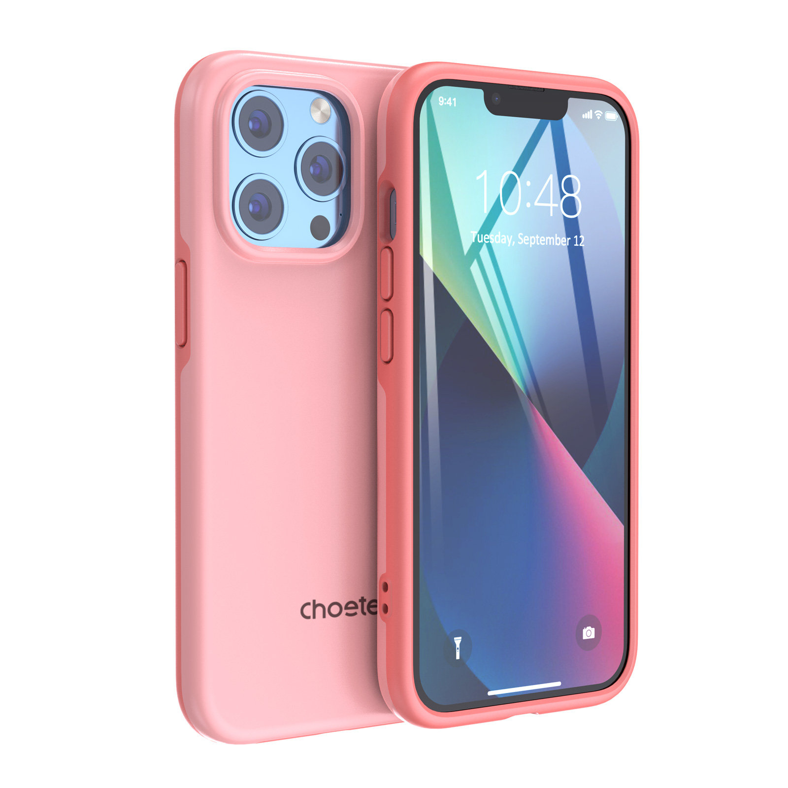 Choetech MFM pudotuksenestokotelo Made for MagSafe iPhone 13 Pro vaaleanpunainen (PC0113-MFM-PK)