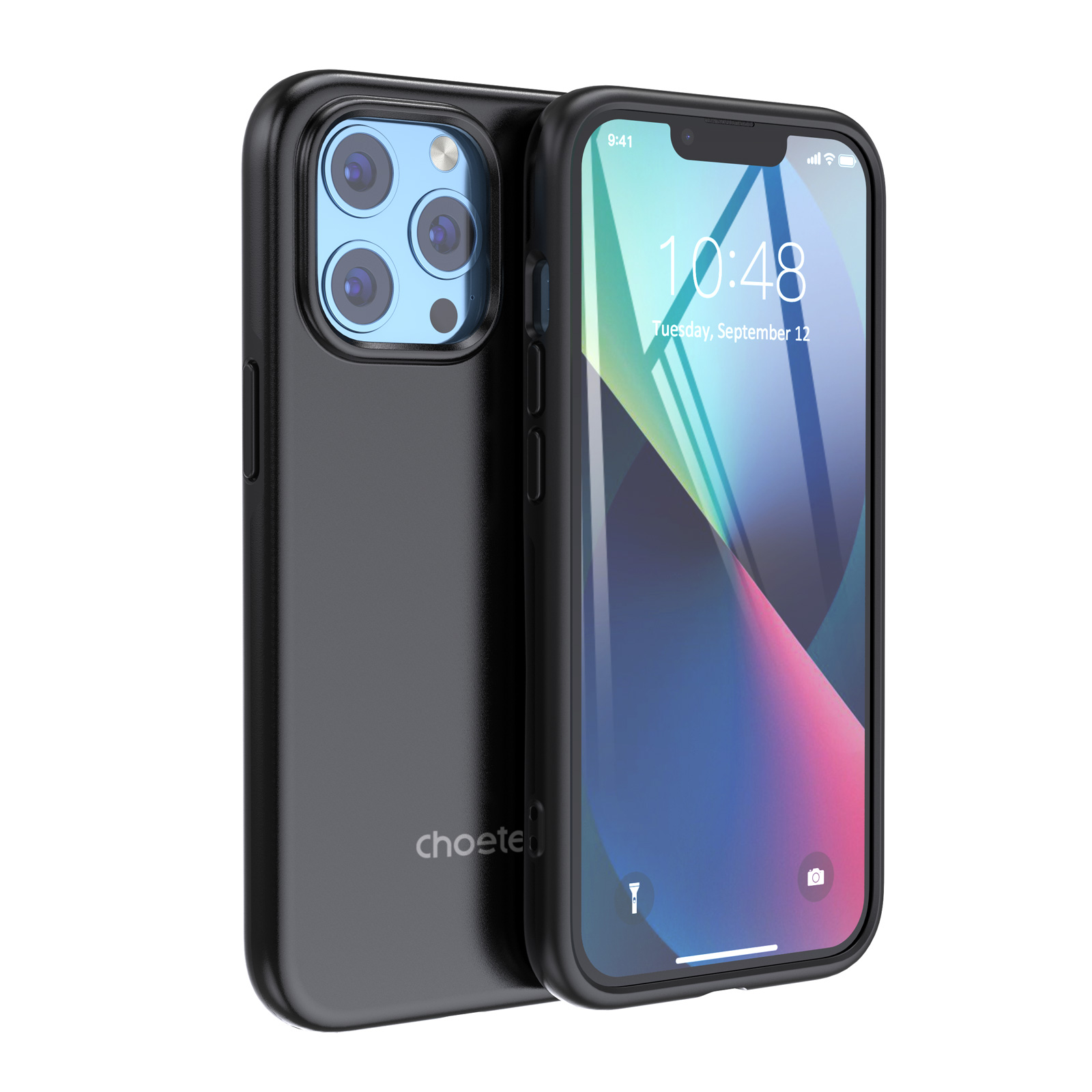 Choetech MFM Anti-drop Case Cover iPhone 13 Pro Max musta (PC0114-MFM-BK)
