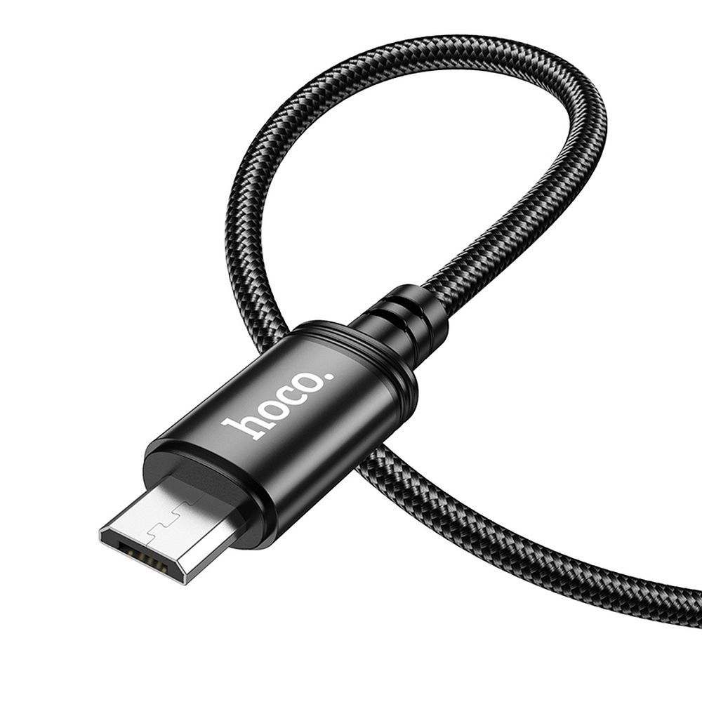 Hoco USB-A - Micro USB -kaapeli 2,4A 2 m X89 musta