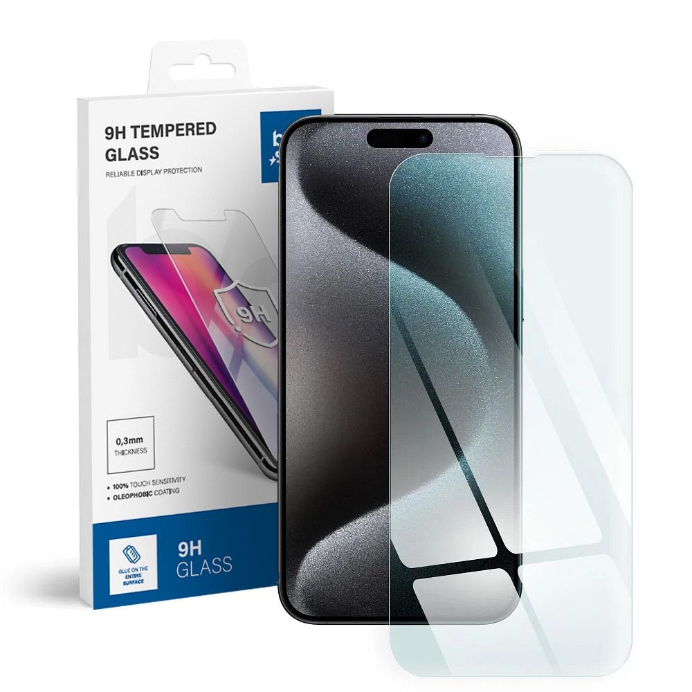 Tempered glass to iPhone 15 PRO MAX Blue Star