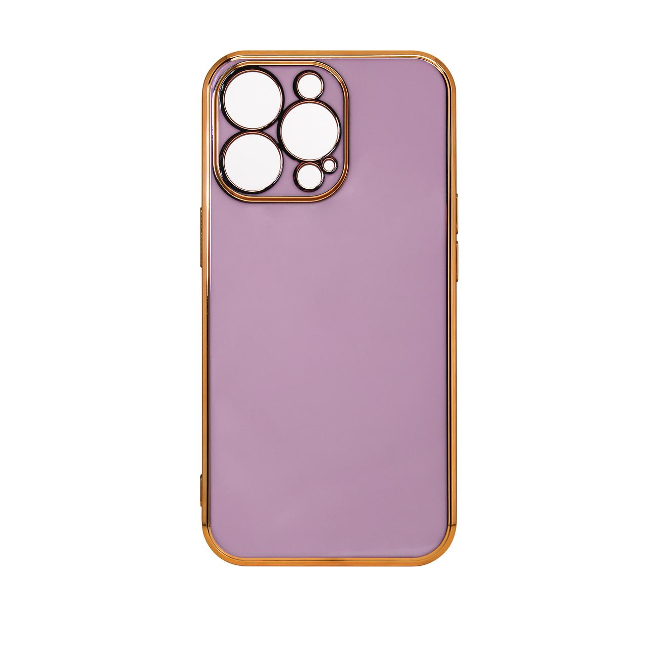Valaistus Väri Asia Xiaomi Redmi Note 11 geeli kansi kultainen kehys violetti