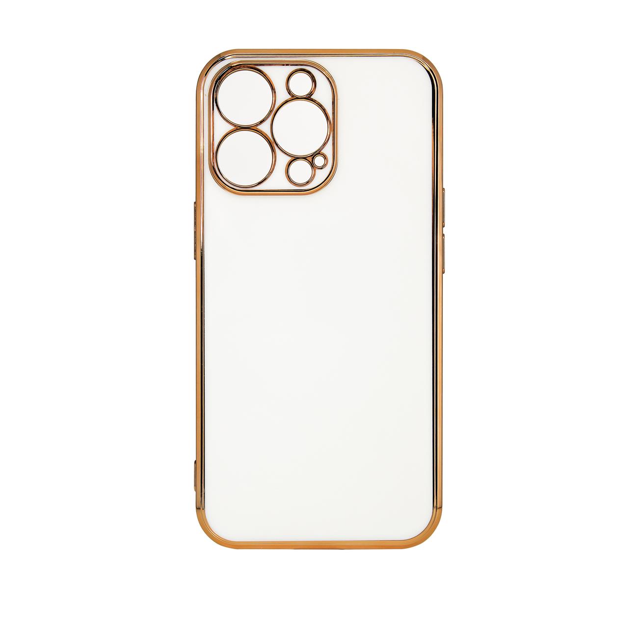Valaistus Väri Asia Xiaomi Redmi Note 11 geeli kansi kultainen kehys valkoinen