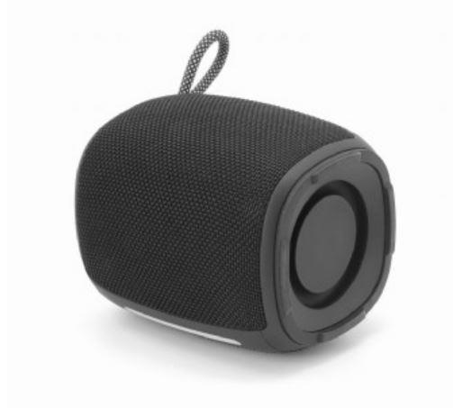 GEMBIRD Black Portable/Wireless 1xUSB-C Bluetooth SPK-BT-LED-03-BK (Portable Speaker)