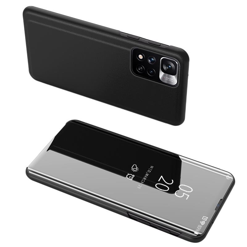 Clear View Case kansi Oppo A76 / Oppo A36 / Realme 9i musta
