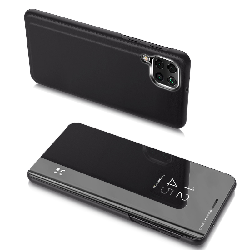 Clear View Kotelo Samsung Galaxy M53 5G musta