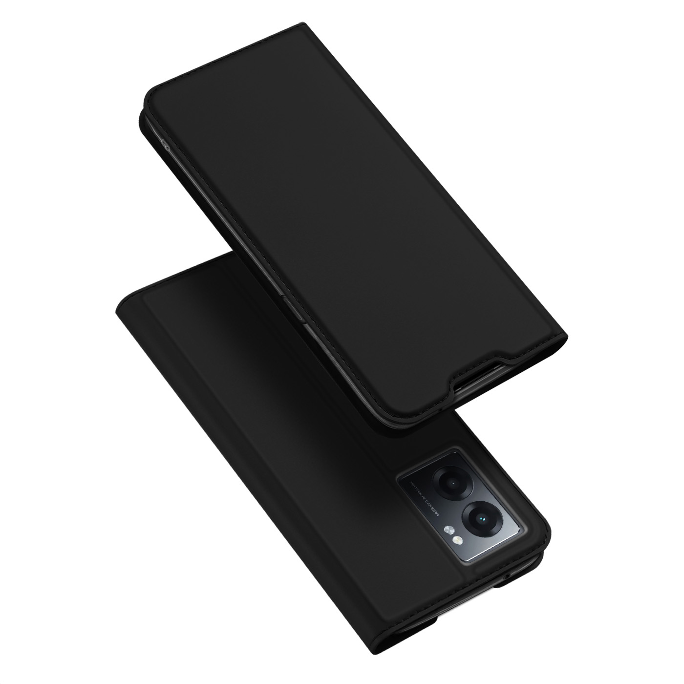 Dux Ducis Skin Pro Holsterin suojus läpällä Realme Narzo 50A musta