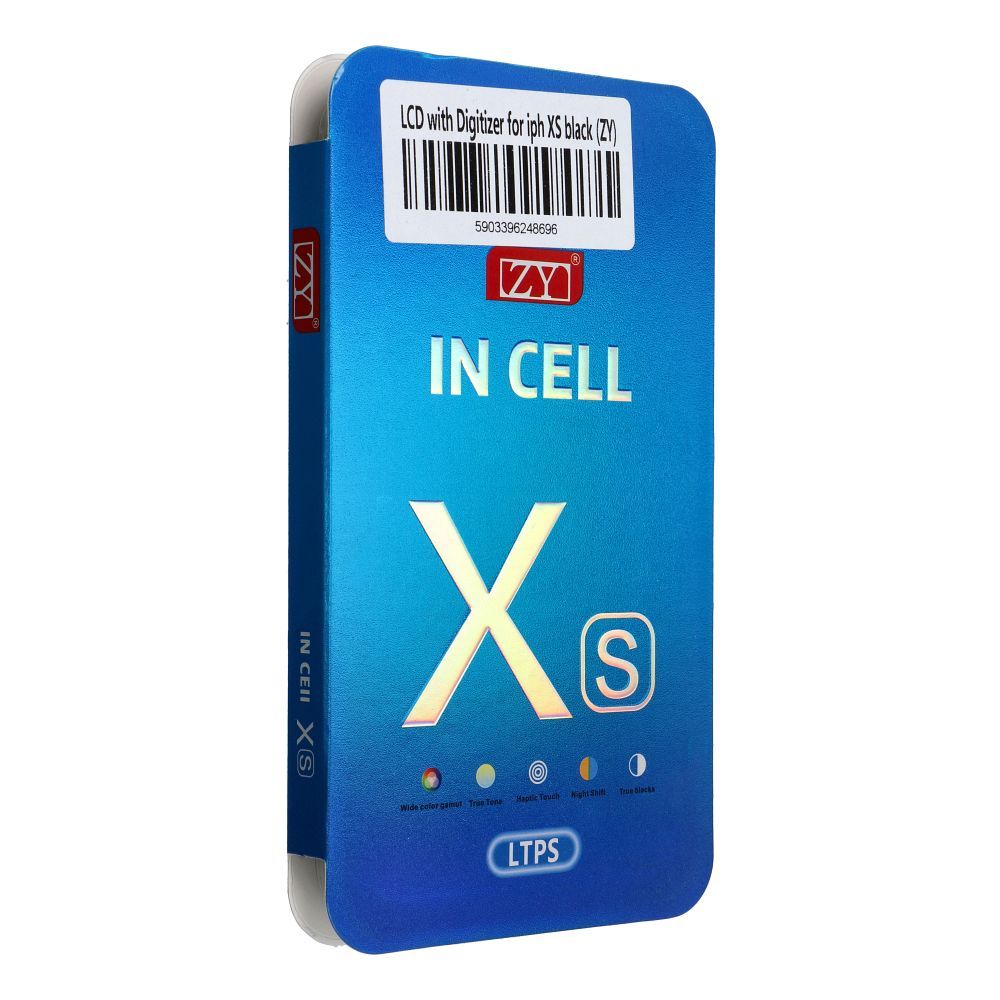 LCD-näyttö iPhone Xs digitoijalla musta (ZY-LTPS)