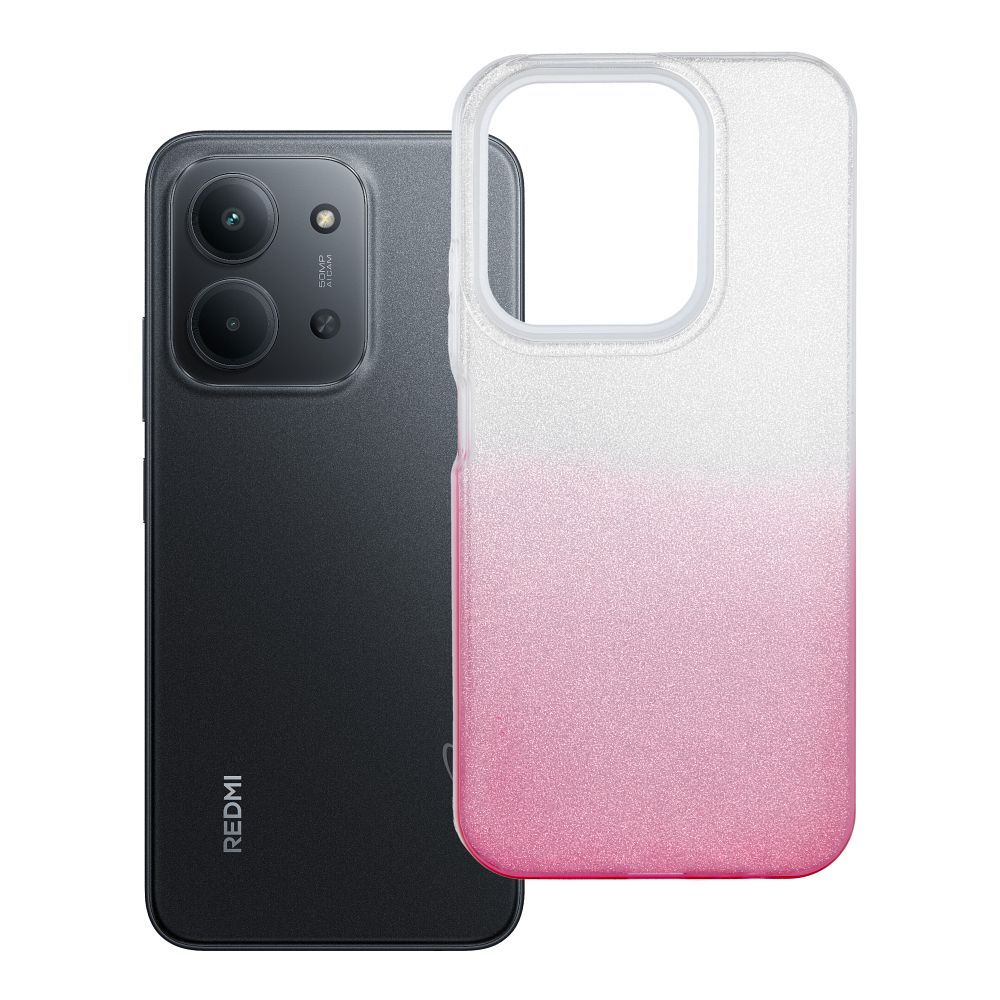 SHINING suojakuori XIAOMI Redmi 15C läpinäkyvä pinkki
