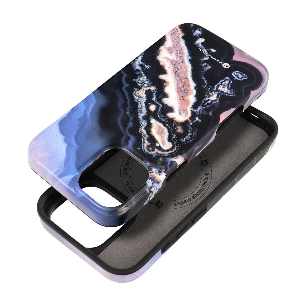 Case for iPhone 16 PLUS Forcell F-Protect Mirage compatible with Magsafe Military Drop-Test gold island