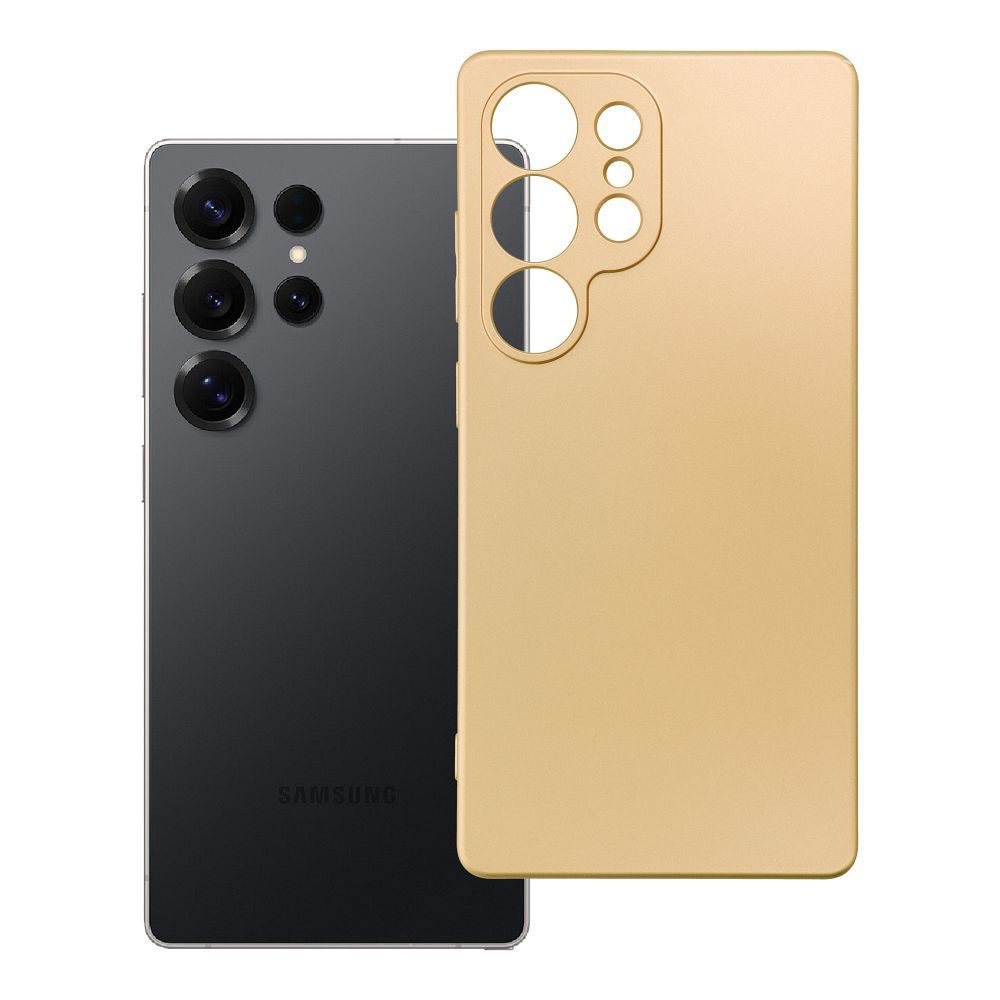 Metallinen Suojakuori Samsung S25 ULTRA kultainen
