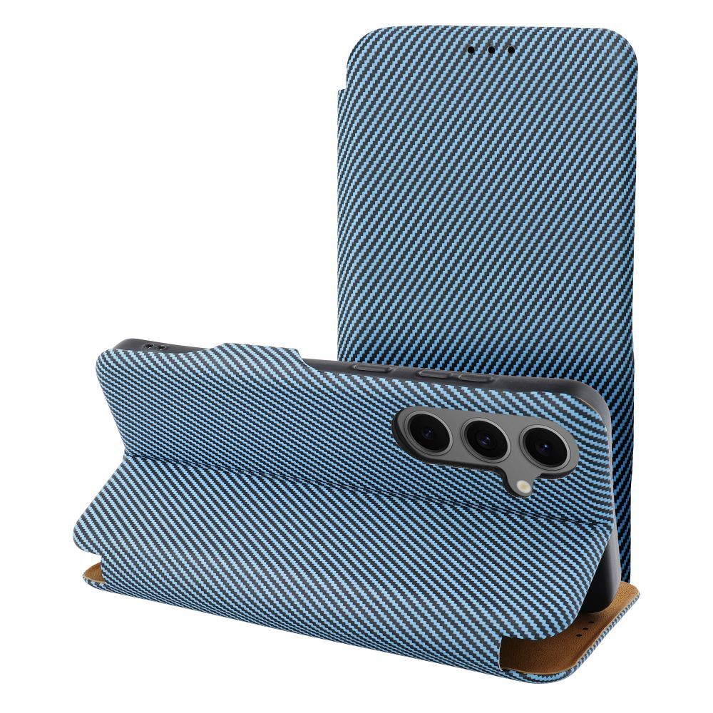 Lompakkokuori Samsung S24 ULTRA:lle Folio Side Magnet S-PEN-yhteensopiva sininen