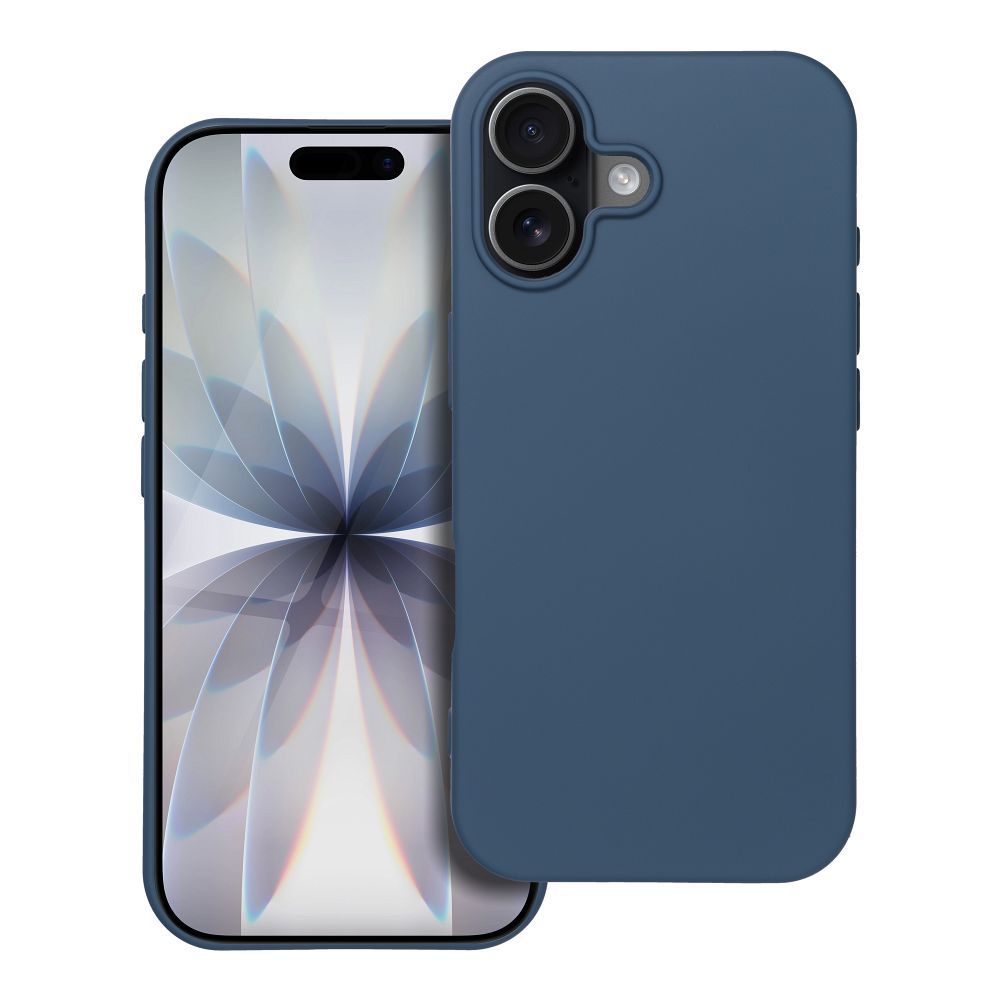Silikoninen suojakuori iPhone 17:lle sininen