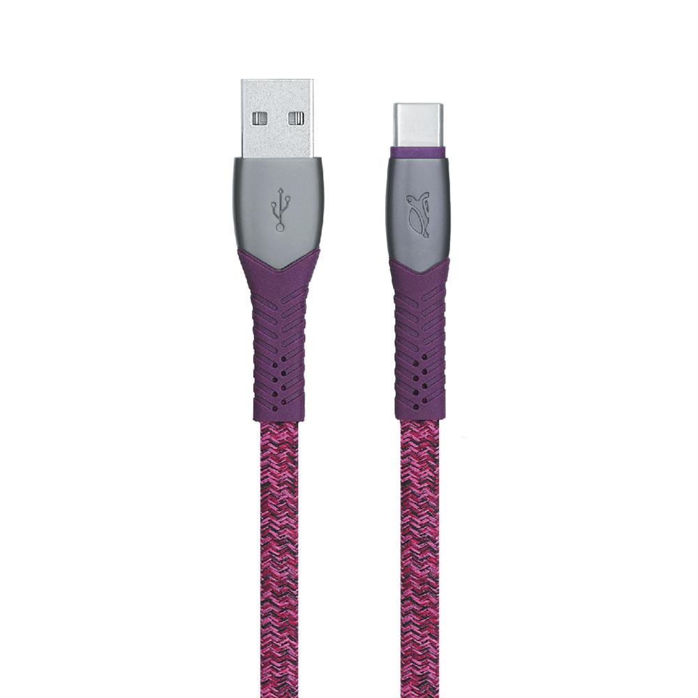 USB-C - USB2 -kaapeli 1,2M/punainen PS6102 RD12 RIVACASE
