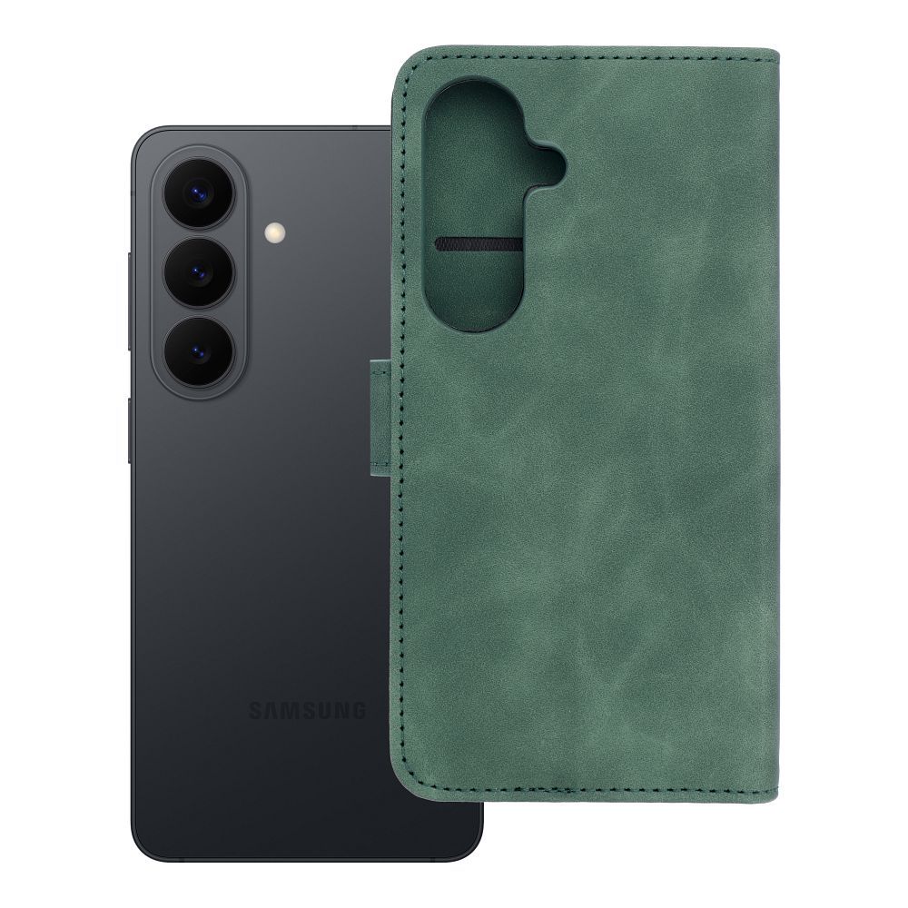 TENDER kirjamallinen kotelo puhelimelle SAMSUNG S26 vihreä