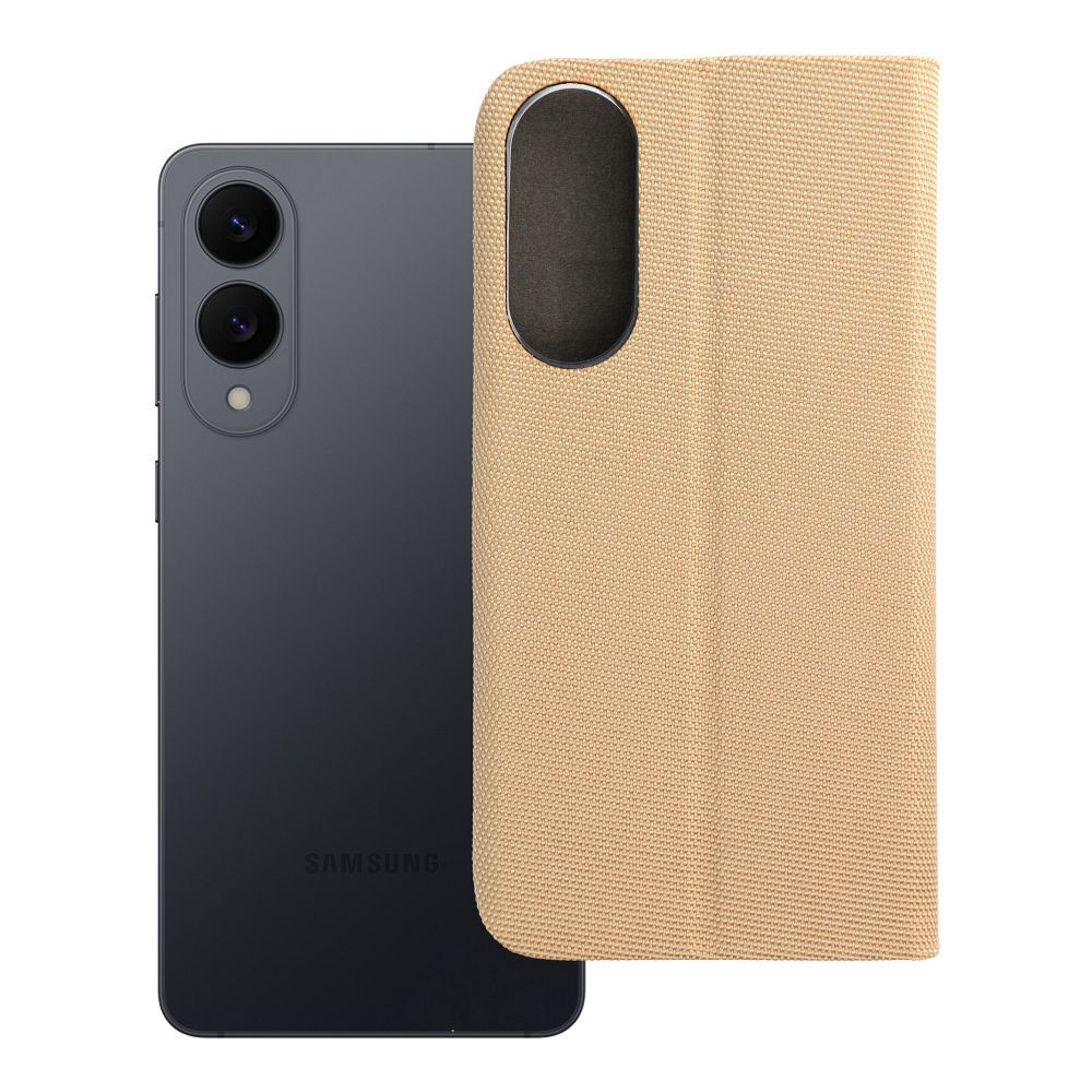 Läppäsuojakuori Samsung S25 EDGE:lle Sensitive Book kultainen
