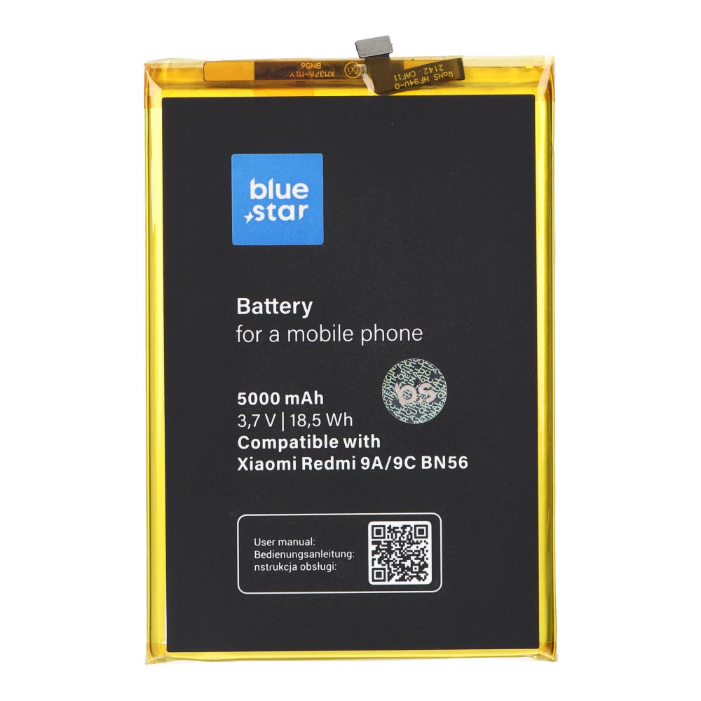 Akku Xiaomi Redmi 9A / 9C / POCO M2 Pro:lle (BN56) 5000 mAh Blue Star
