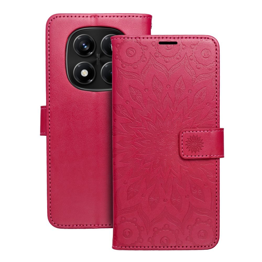 MEZZO kirjakotelo XIAOMI Redmi Note 14 PRO 4G:lle mandala magenta