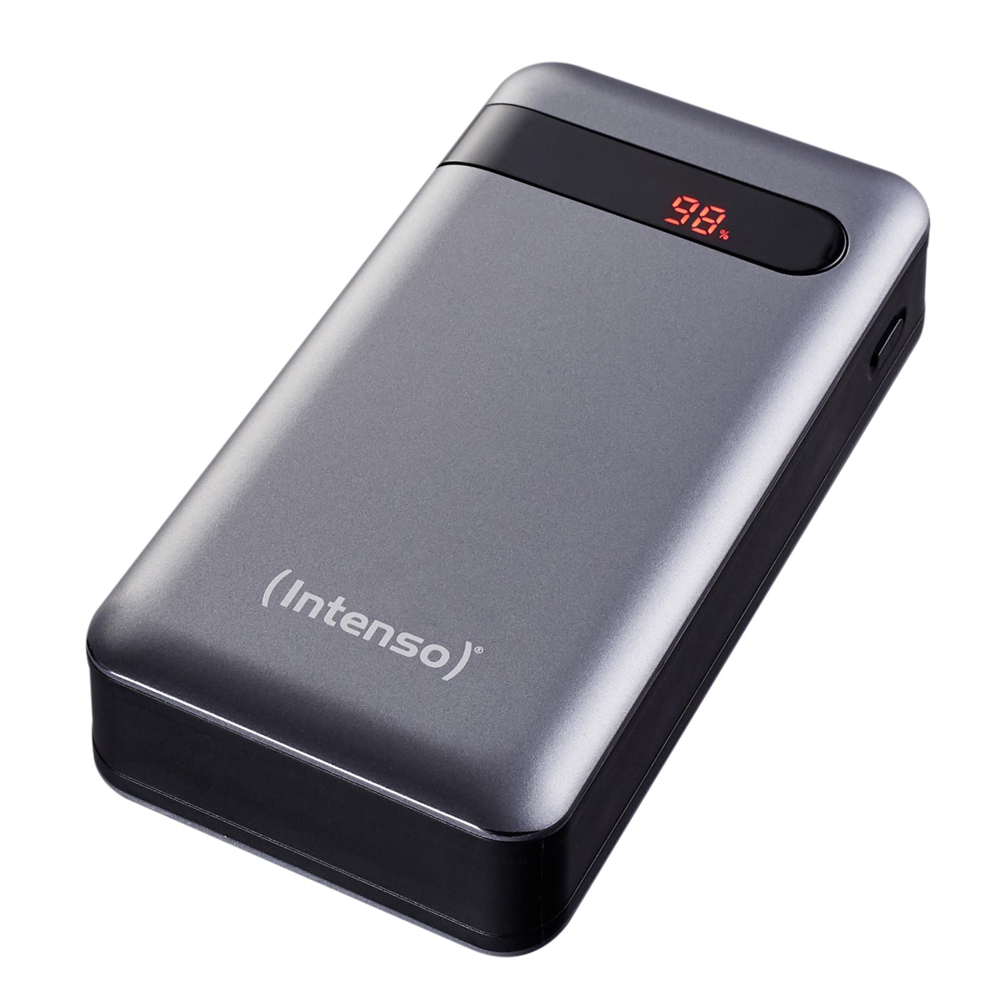 Varavirtalähde USB 20000MAH QC3.0/antrasiitti PD20000 INTENSO