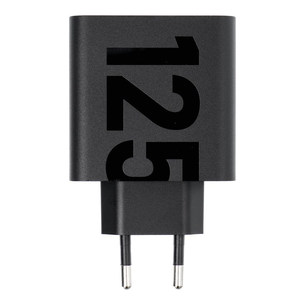 Motorola alkuperäinen laturi Type-C 125 W MC-1259 musta, bulk