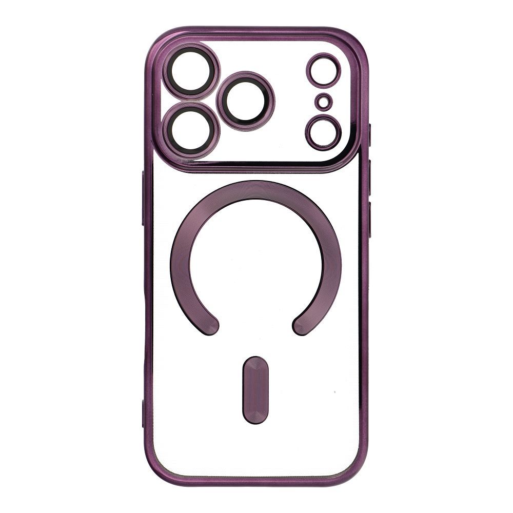 Suojakuori iPhone 17 PRO:lle Electro Mag Cover yhteensopiva MagSafen kanssa violetti
