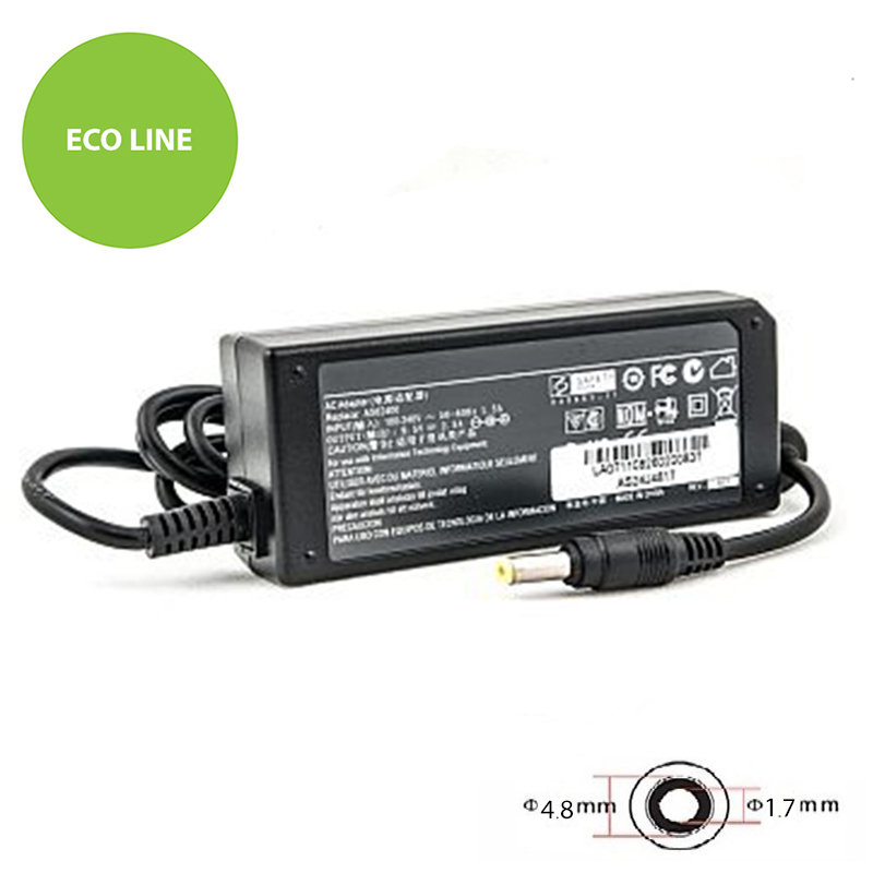 Kannettavan virtalähde ASUS 220 V, 24 W: 9,5 V, 2,5 A