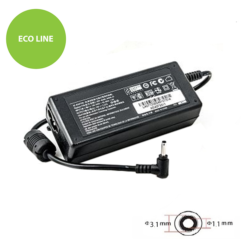 ASUS-kannettavan virtalähde 45W: 19V, 2.37A