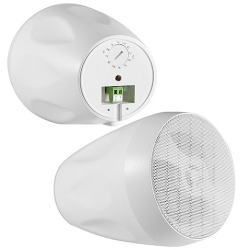Ulkokaiuttimet, 20 W, 4 tuumaa, 2-suuntainen, valkoinen (pari)