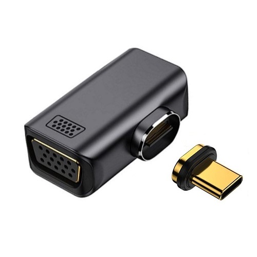 Magneettinen adapteri USB Type-C - VGA, 1080P, 60Hz