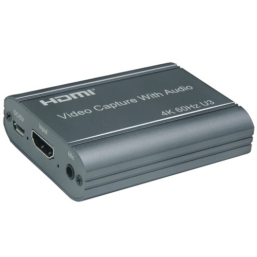 Videokaappaus Loop HDMI:llä, USB3.0, 4K 60Hz
