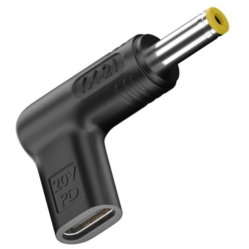 USB Type-C - DC 5,5x1,7 mm -adapteri