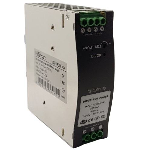 Virtalähde 48V, 120W, DIN