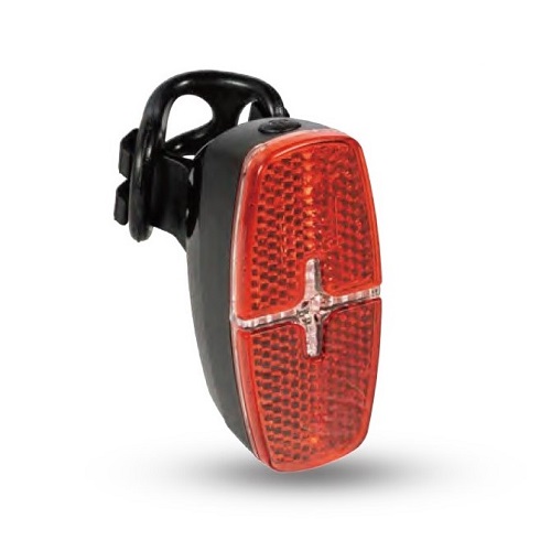 Pyörän takavalaisin LED, 2xAAA akku, IPX5