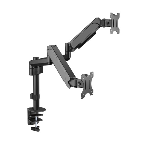 Dual 17"-32" Monitor Spring-Assisted Arm Mount