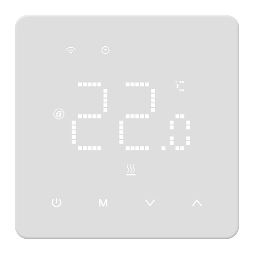 Tuya HT260003 Wi-Fi programmable thermostat for electric heating, 16 A, white