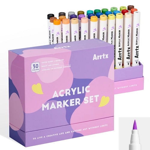 Akryylimarkerit ARRTX 30B, 30 väriä