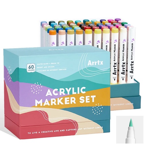 Akryylimarkerit ARRTX 60C, 60 väriä