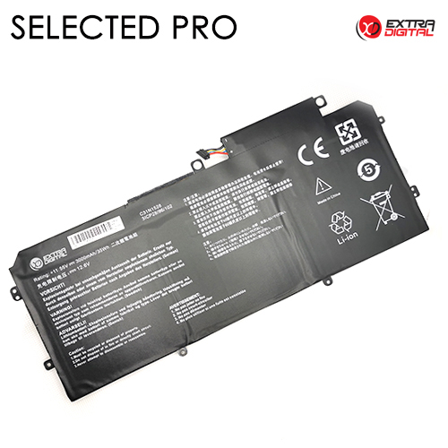 Kannettavan tietokoneen akku ASUS C31N1528, 3000 mAh, Extra Digital Selected Pro