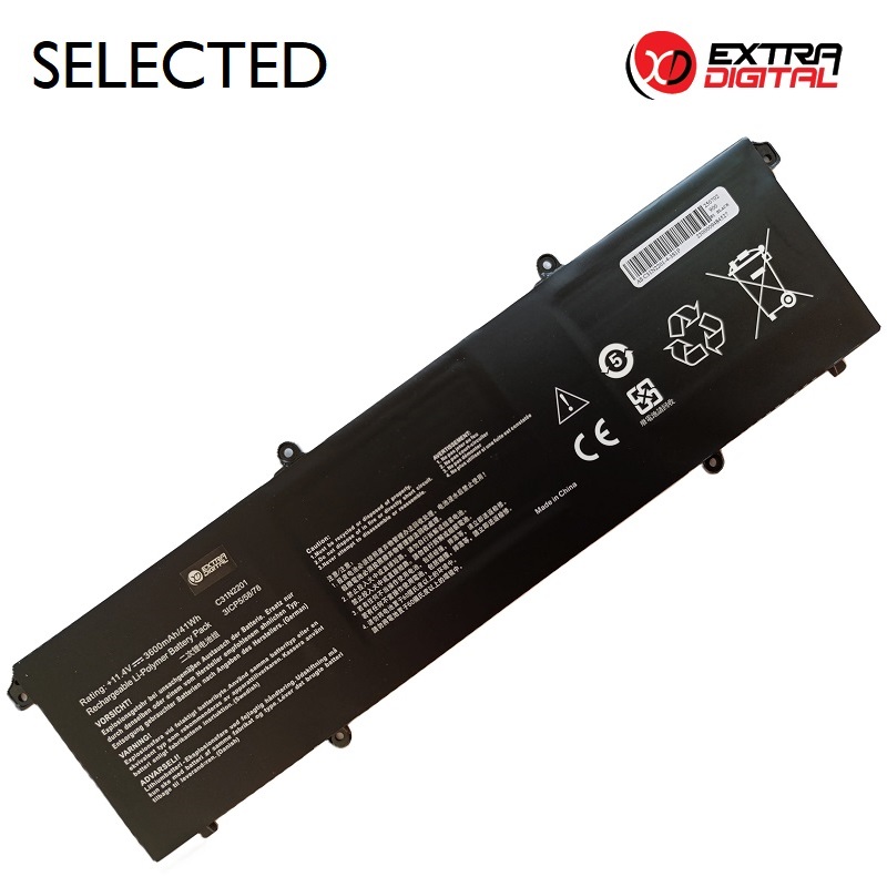 Kannettavan tietokoneen akku ASUS C31N2201, 3600mAh, Extra Digital Selected
