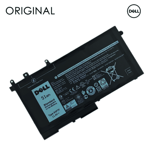 Kannettavan tietokoneen akku DELL D4CMT, 4254 mAh, alkuperäinen